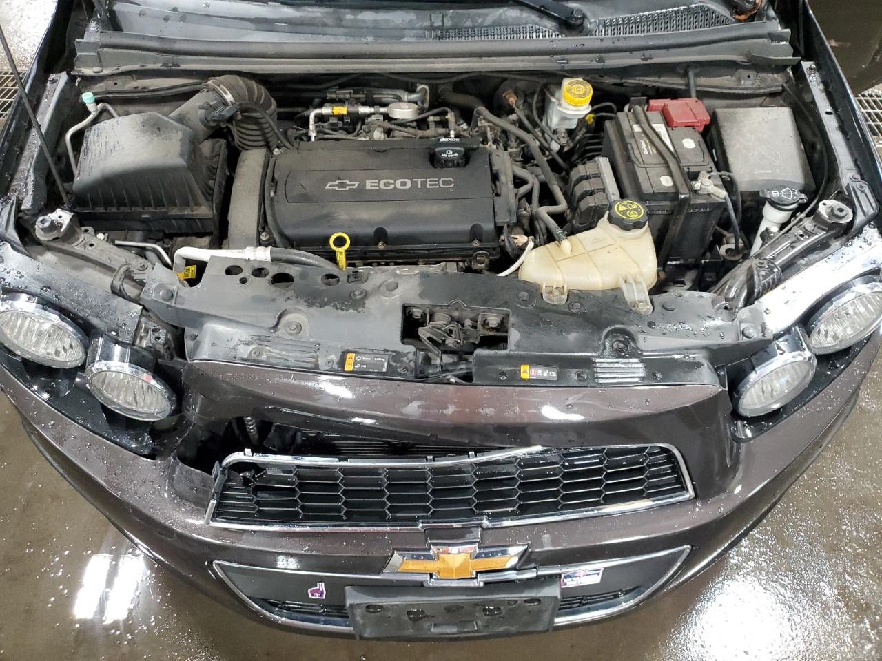 2015 Chevrolet Sonic VIN 1G1JC6SH6F4202286 Copart auction photo, front end damage thumbnail 13