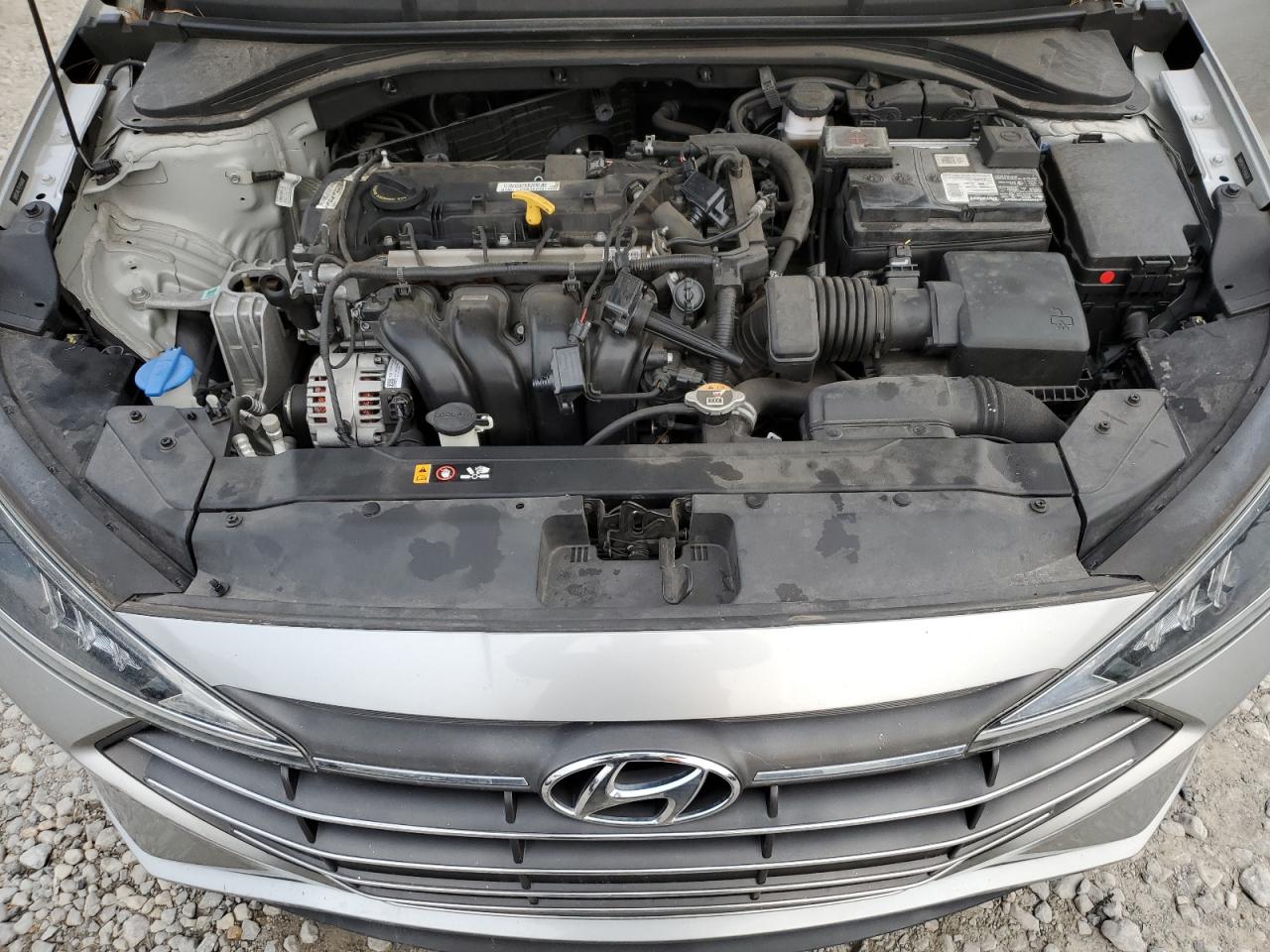 2020 Hyundai Elantra VIN 5NPD74LF9LH566587 Copart auction photo, water/flood damage thumbnail 11