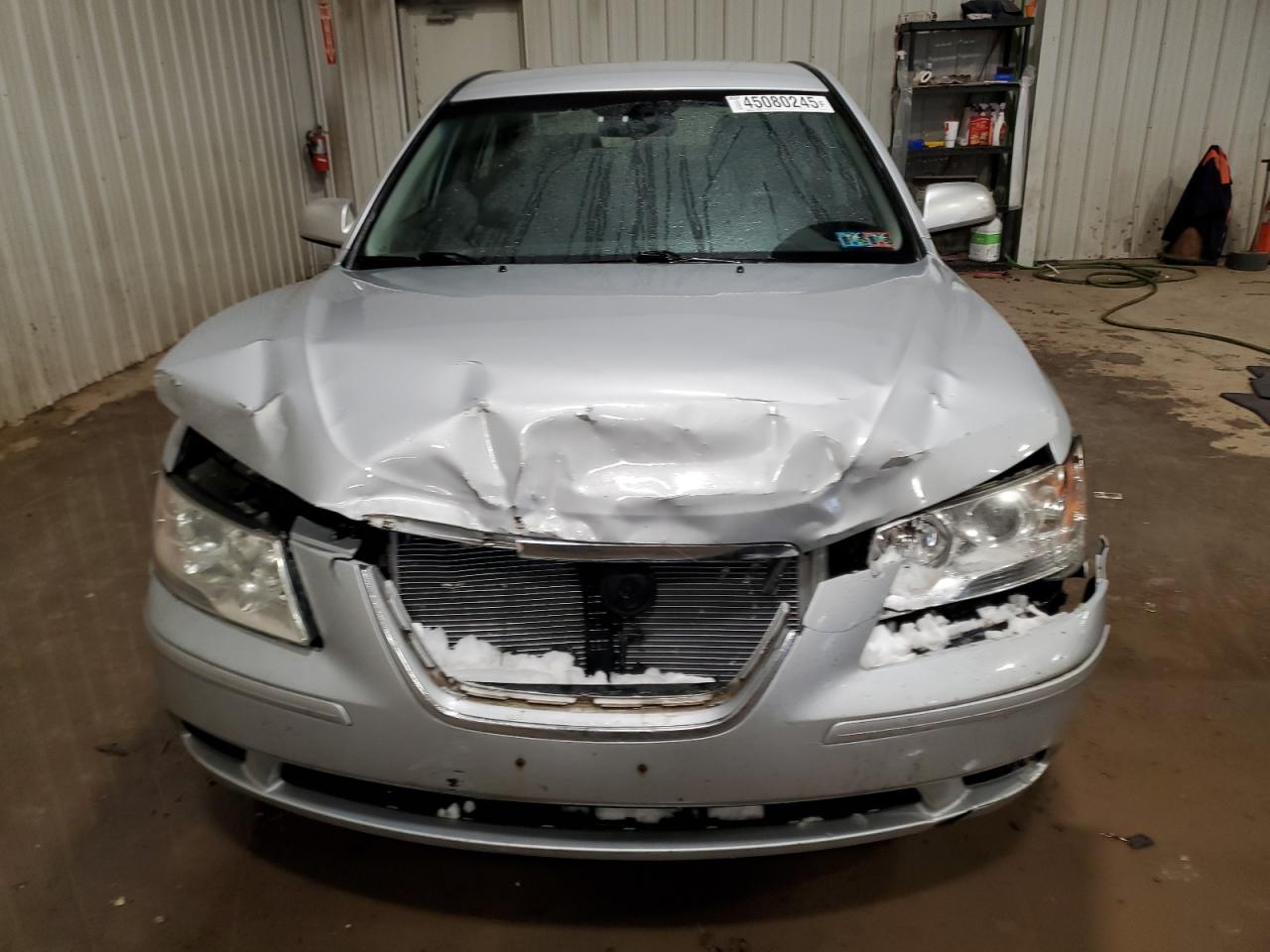 2009 Hyundai Sonata VIN 5NPET46C99H569242 Copart auction photo, front end damage thumbnail 5
