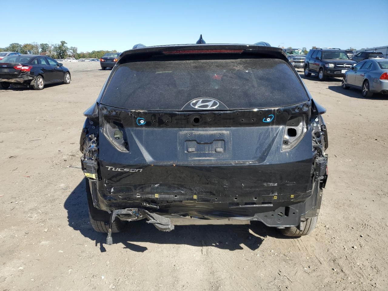 2023 Hyundai Tucson VIN 5NMJE3AE6PH284620 Copart auction photo, rear end / minor dent/scratches damage thumbnail 6