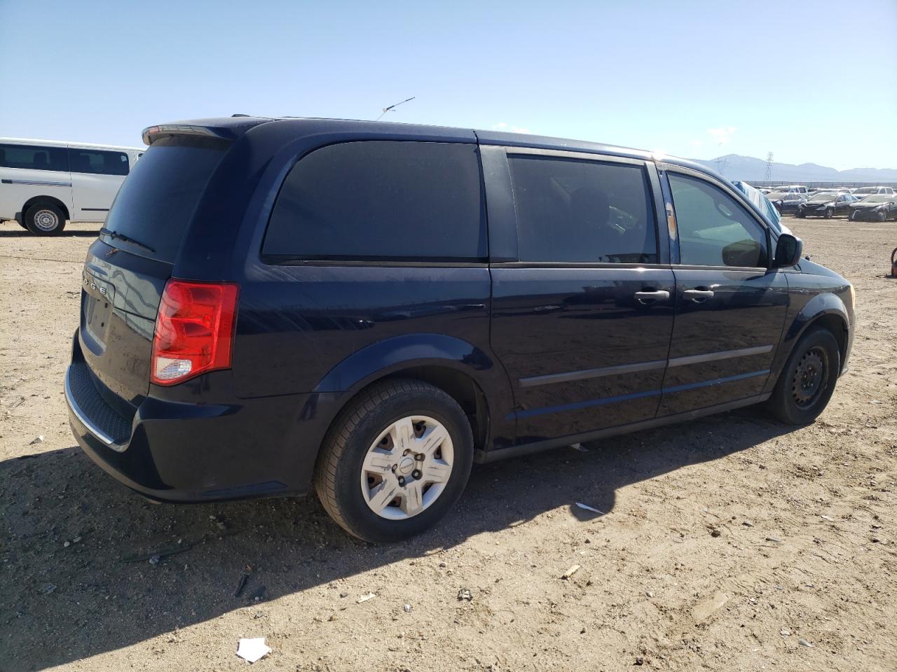 2013 Dodge Caravan VIN 2C4RDGBG4DR587202 Copart auction photo, mechanical damage thumbnail 3