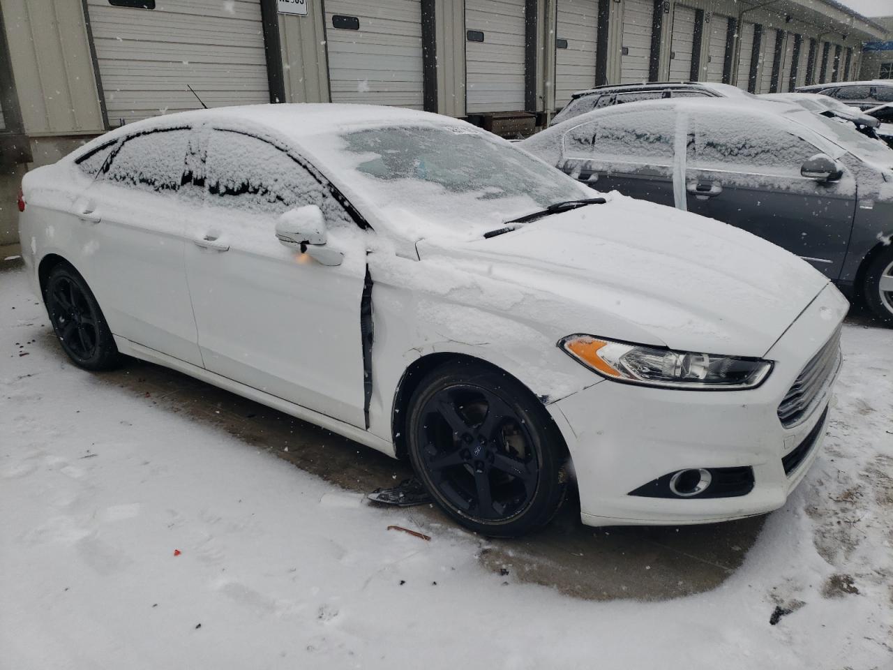 2015 Ford Fusion VIN 1FA6P0H7XF5106030 Copart auction photo, side damage thumbnail 4