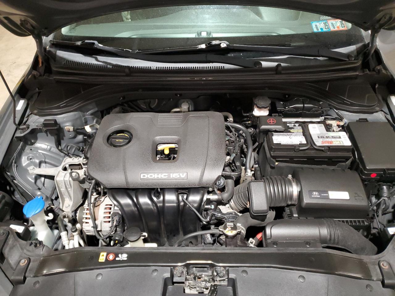 2018 Hyundai Elantra VIN KMHD74LF8JU574047 Copart auction photo, side damage thumbnail 12