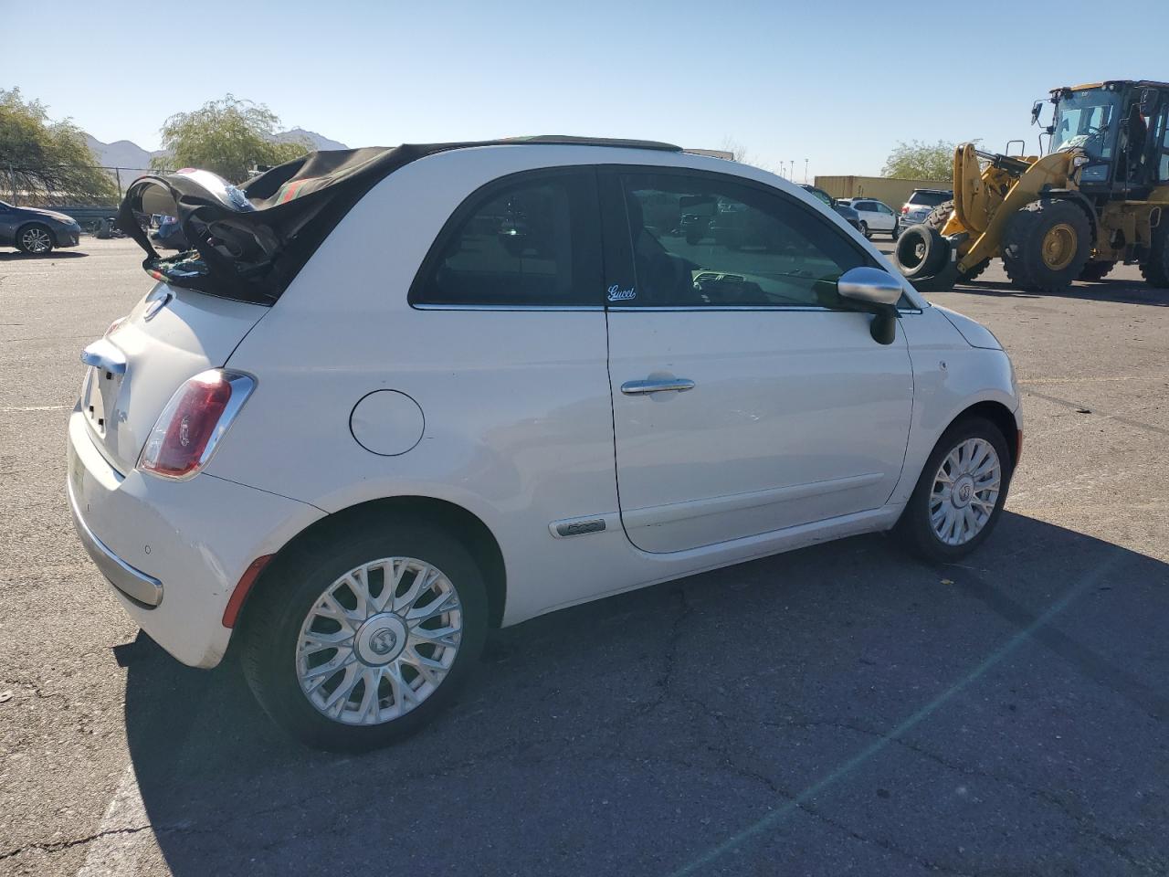 2012 Fiat 500 VIN 3C3CFFER2CT237347 Copart auction photo, vandalism / mechanical damage thumbnail 3