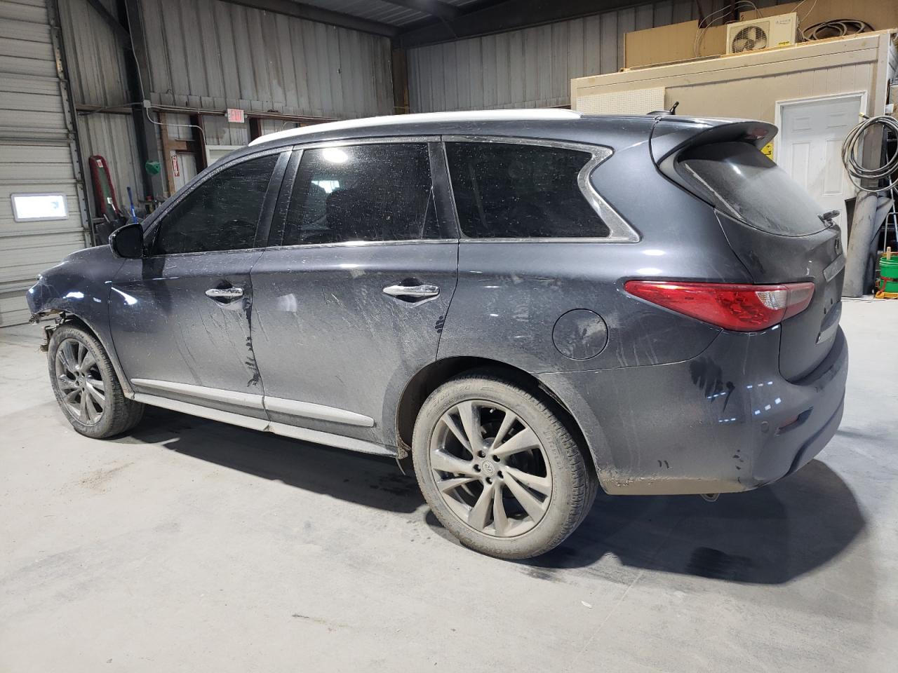 2013 Infiniti JX VIN 5N1AL0MN6DC302636 Copart auction photo, front end / minor dent/scratches damage thumbnail 2