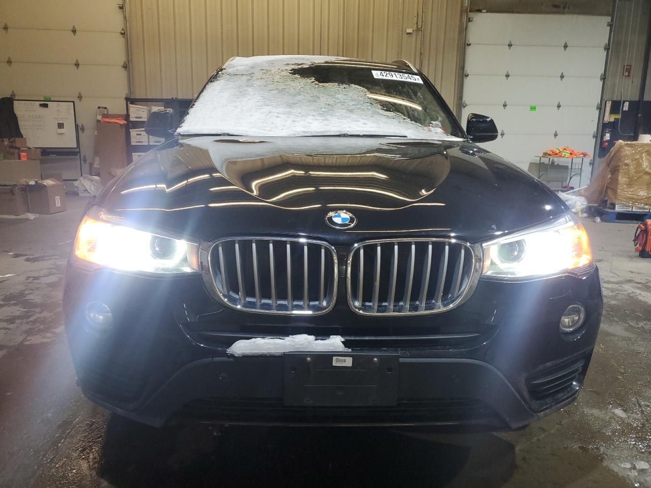 2017 BMW X3 VIN 5UXWX9C31H0W68030 Copart auction photo, side / rear end damage thumbnail 5