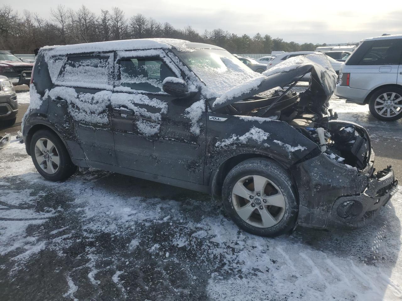 2019 KIA Soul VIN KNDJN2A22K7663419 Copart auction photo, front end / rear end damage thumbnail 4