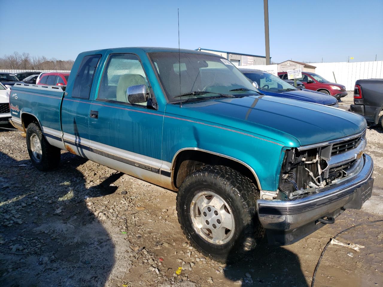 1994 Chevrolet GMT-400 VIN 1GCEK19KXRE220918 Copart auction photo, front end damage thumbnail 4
