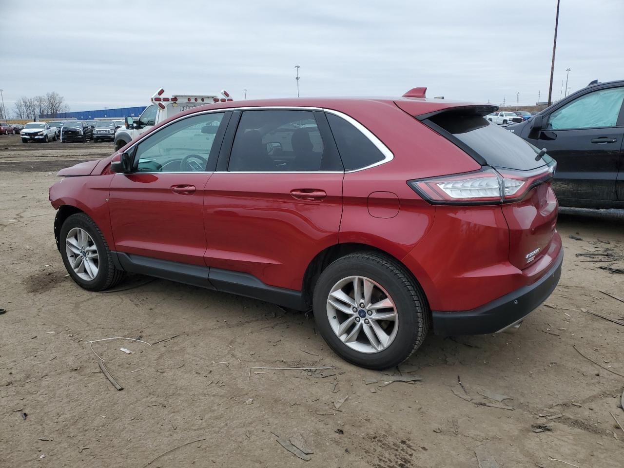 2015 Ford Edge VIN 2FMTK4J96FBC16790 Copart auction photo, front end damage thumbnail 2