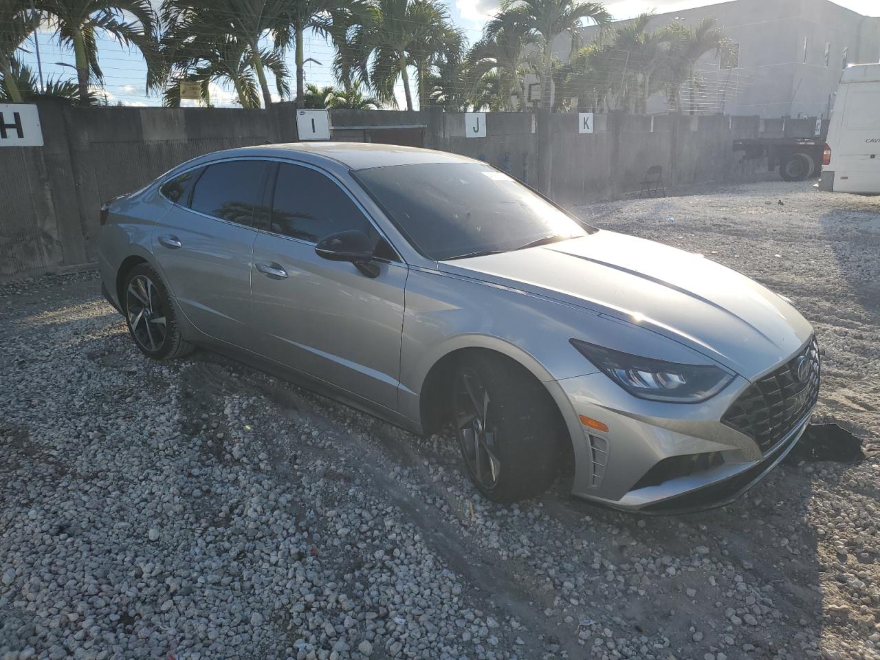 2021 Hyundai Sonata VIN 5NPEJ4J29MH116607 Copart auction photo, front end / undercarriage damage thumbnail 4
