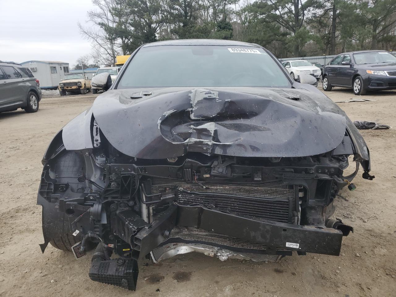 2019 KIA Stinger VIN KNAE35LC5K6049644 Copart auction photo, front end / side damage thumbnail 5