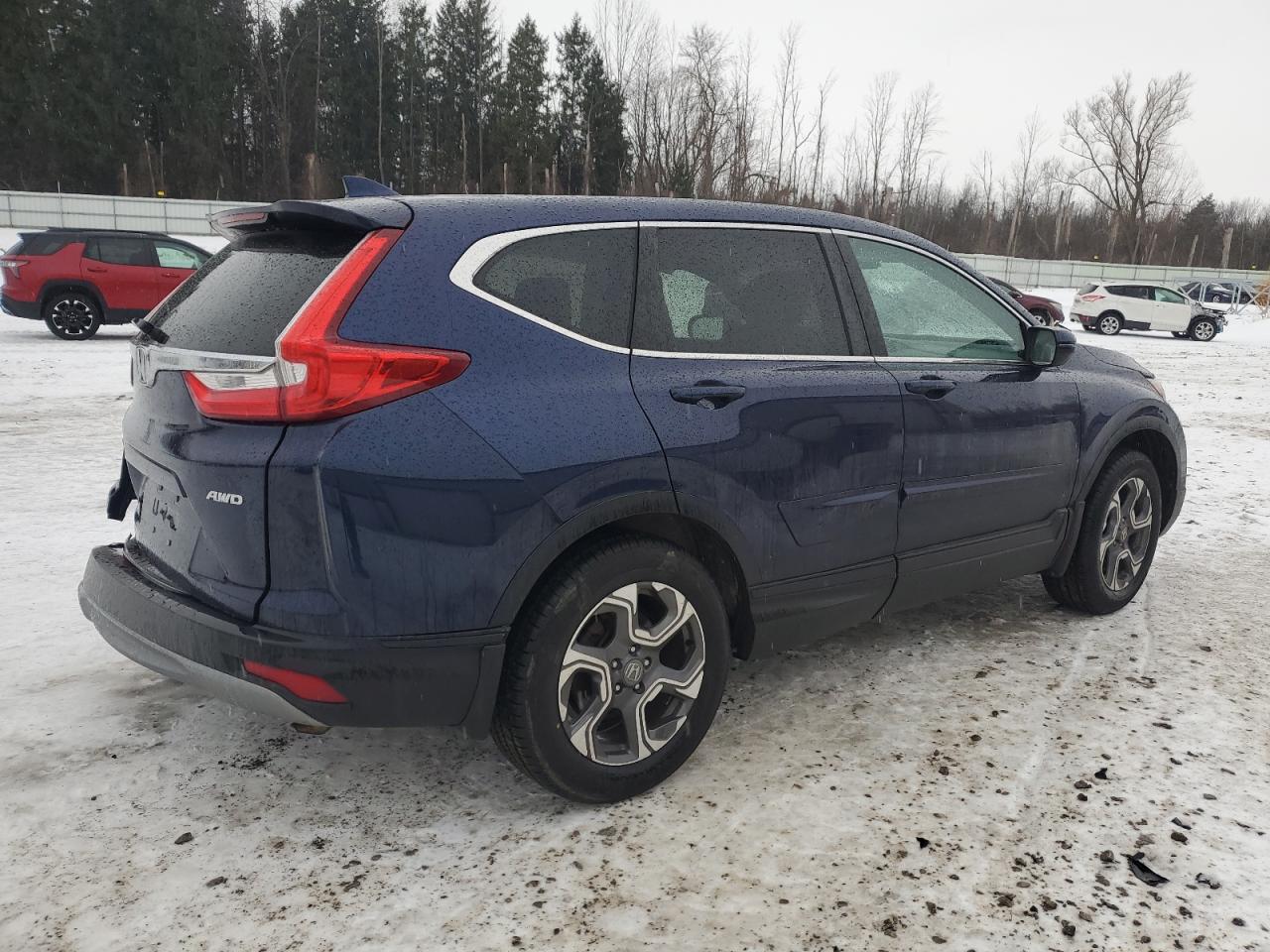 2018 Honda CR-V VIN 7FARW2H53JE008148 Copart auction photo, rear end / side damage thumbnail 3