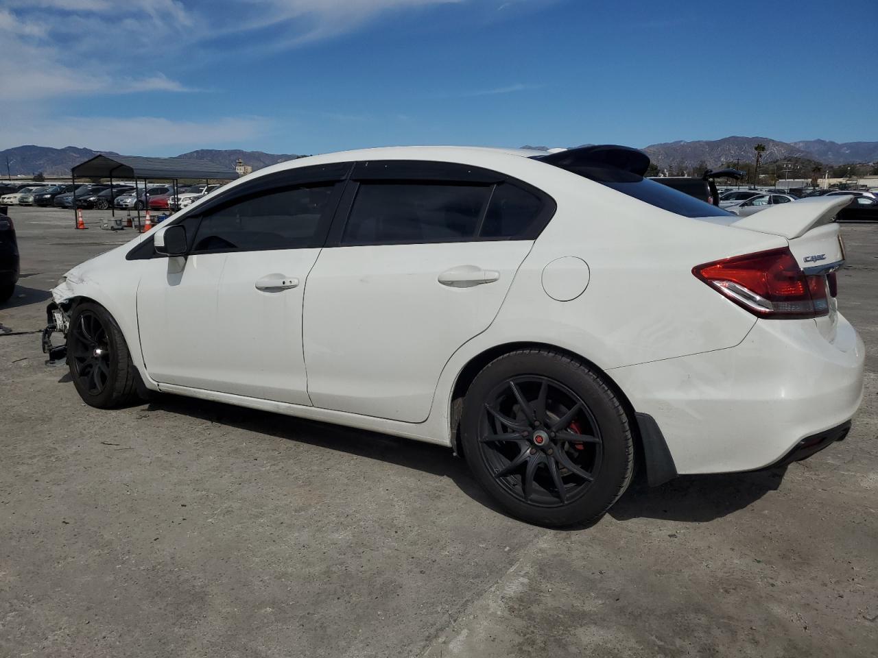 2015 Honda Civic VIN 2HGFB6E57FH703855 Copart auction photo, front end damage thumbnail 2