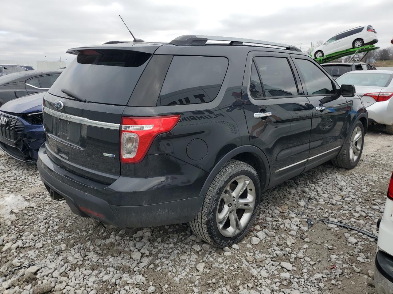 2015 Ford Explorer VIN 1FM5K8F80FGA55054 Copart auction photo, front end damage thumbnail 3