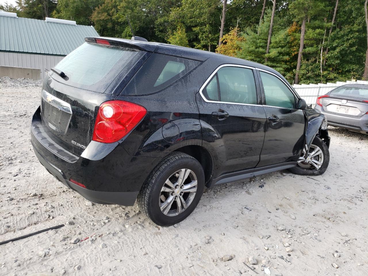 2015 Chevrolet Equinox VIN 2GNFLEEK4F6161046 Copart auction photo, front end / undercarriage damage thumbnail 3