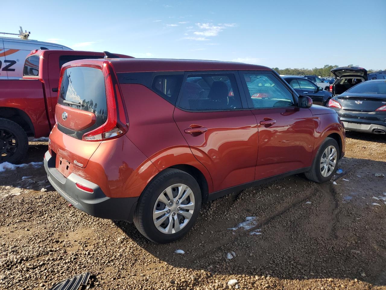 2020 KIA Soul VIN KNDJ23AU3L7119304 Copart auction photo, side damage thumbnail 3