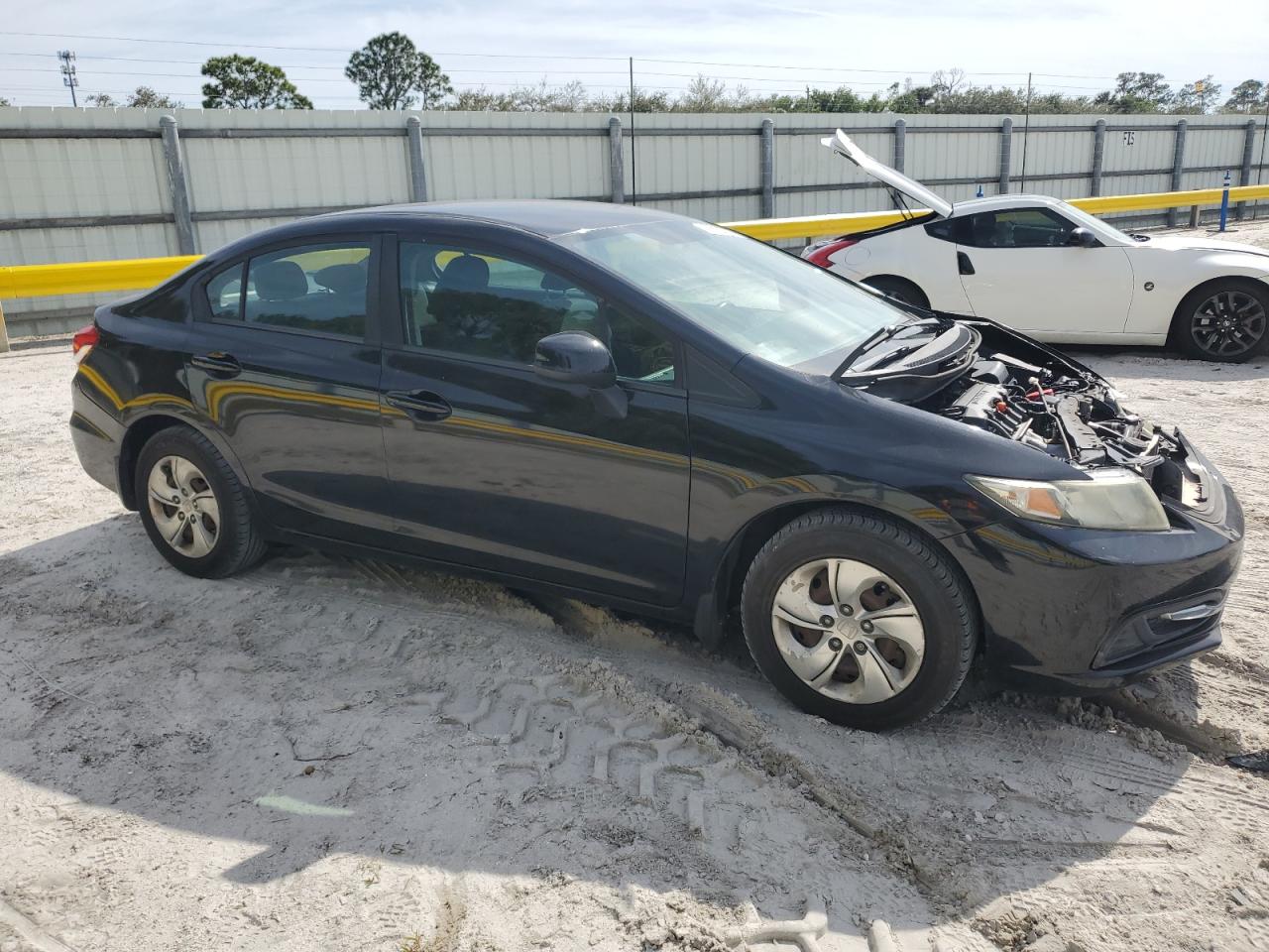 2013 Honda Civic VIN 2HGFB2F55DH603743 Copart auction photo, front end damage thumbnail 4