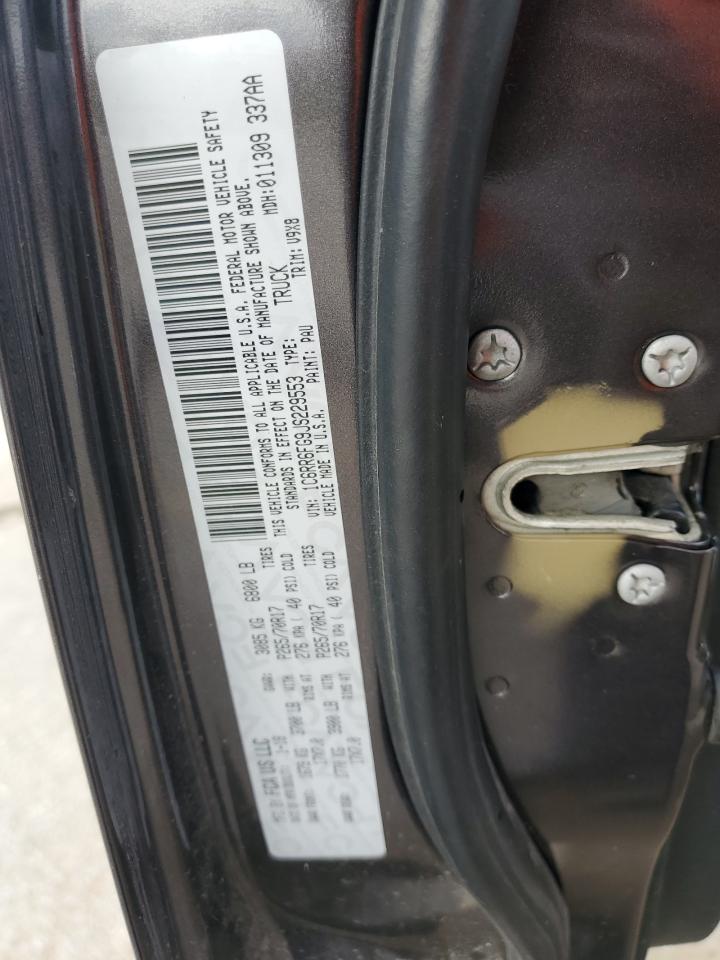 2018 RAM 1500 VIN 1C6RR6FG9JS229553 Copart auction photo, front end damage thumbnail 14