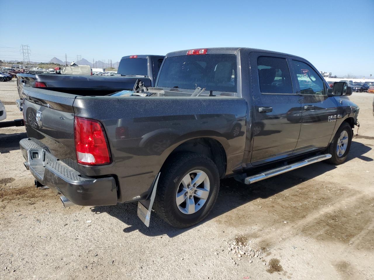 2017 RAM 1500 VIN 3C6RR6KT7HG521125 Copart auction photo, front end / side damage thumbnail 3