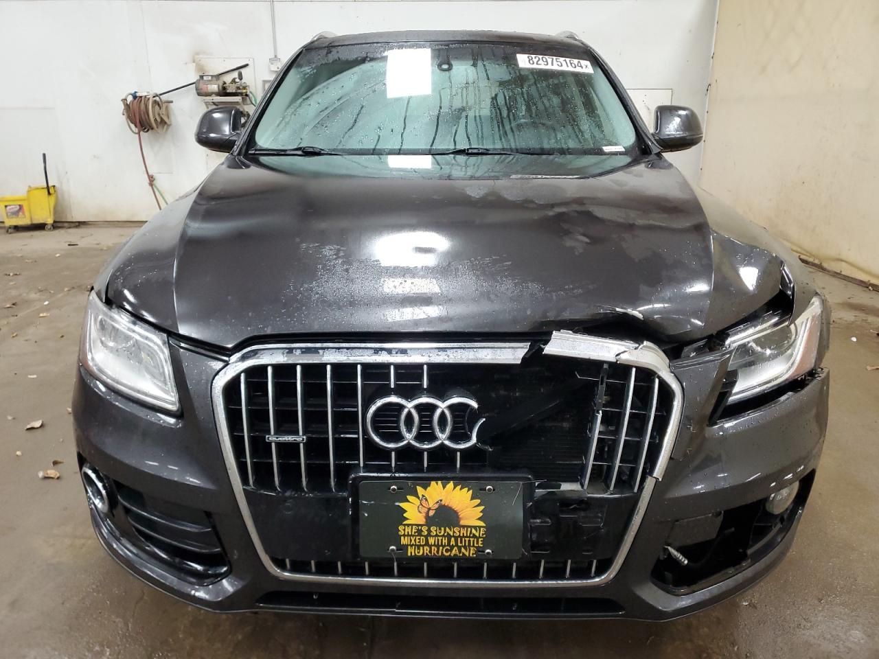 2015 Audi Q5 VIN WA1LFAFP1FA046116 Copart auction photo, front end / side damage thumbnail 5