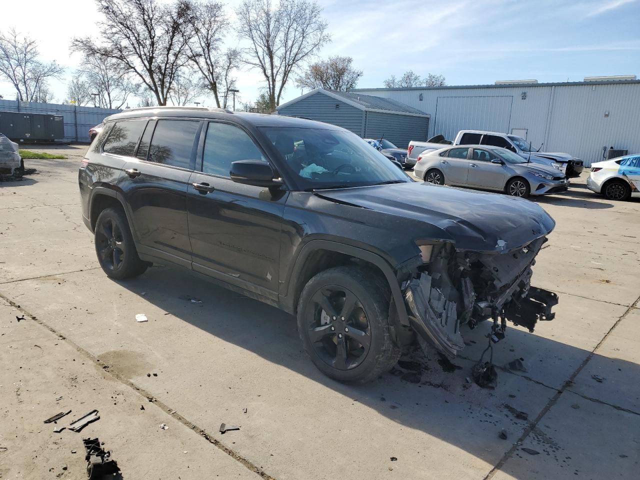 2021 Jeep Grand Cherokee VIN 1C4RJKAG1M8138116 Copart auction photo, front end damage thumbnail 4