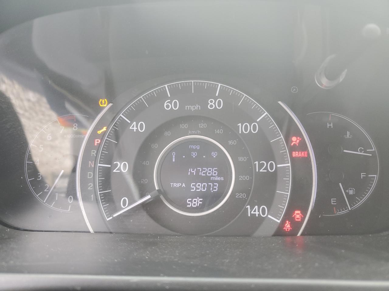 2014 Honda CR-V VIN 5J6RM3H76EL016105 Copart auction photo, side damage thumbnail 9