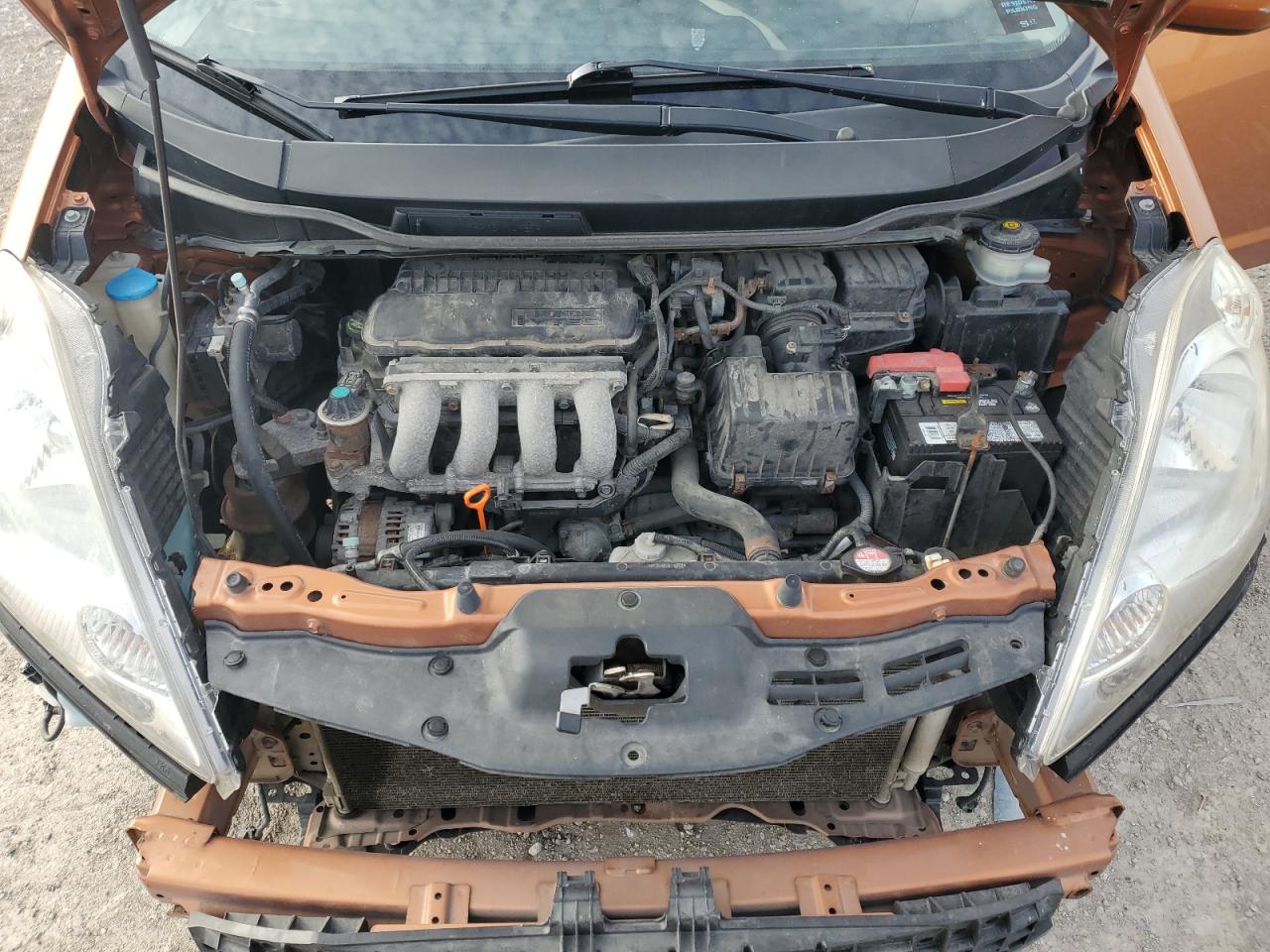 2011 Honda Fit VIN JHMGE8H59BS008991 Copart auction photo, front end damage thumbnail 11