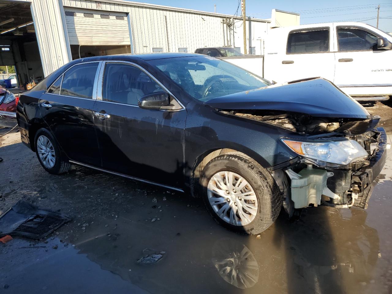 2012 Toyota Camry VIN 4T4BF1FK1CR196664 Copart auction photo, front end / side damage thumbnail 4