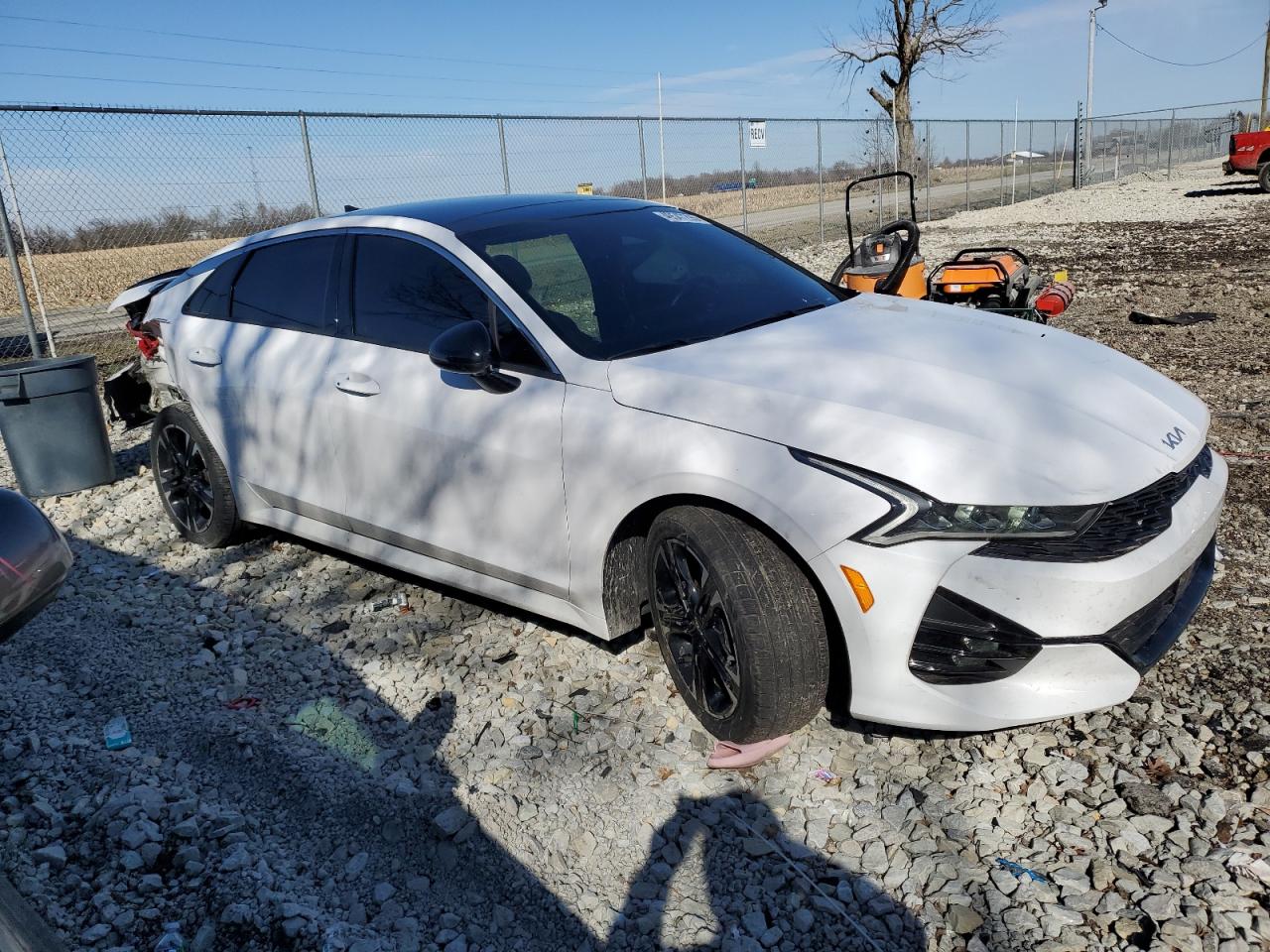 2022 KIA K5 VIN 5XXG64J26NG089888 Copart auction photo, side / rear end damage thumbnail 4