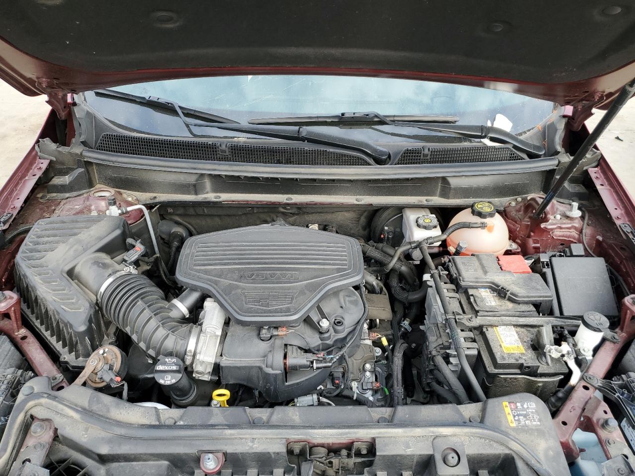 2020 Cadillac XT5 VIN 1GYKNDRS8LZ195233 Copart auction photo, front end / side damage thumbnail 13