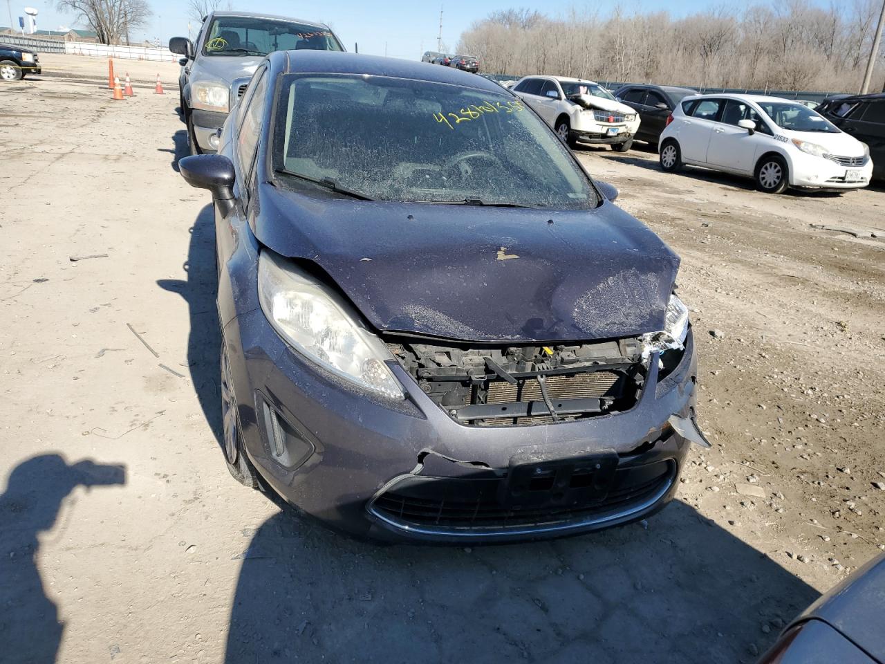 2012 Ford Fiesta VIN 3FADP4BJ5CM195921 Copart auction photo, front end damage thumbnail 5