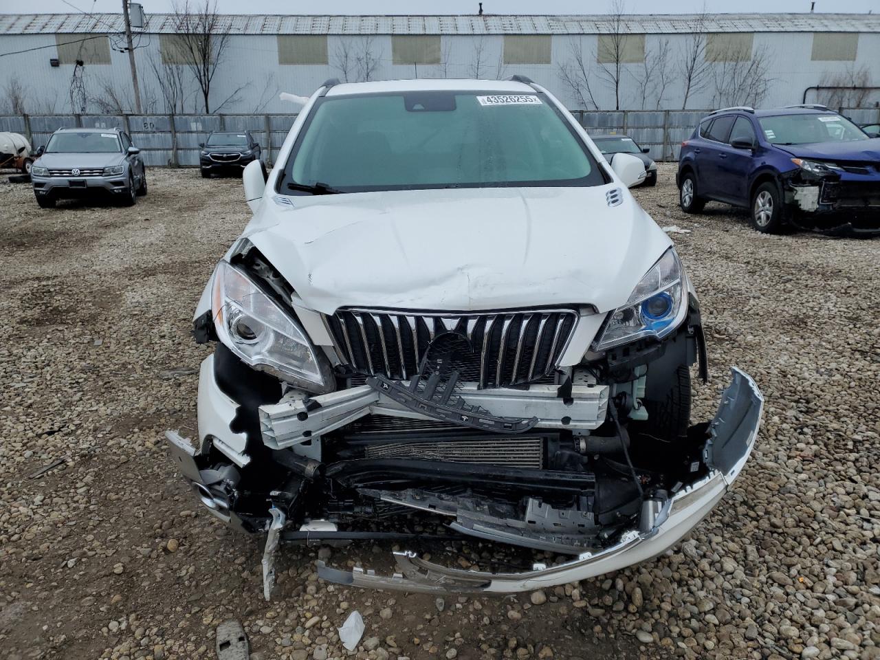 2014 Buick Encore VIN KL4CJHSB0EB561179 Copart auction photo, front end damage thumbnail 5