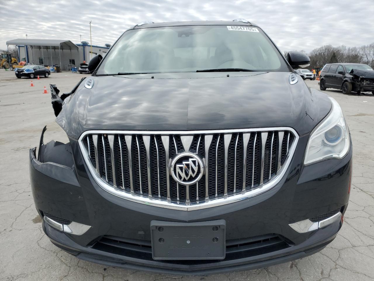 2017 Buick Enclave VIN 5GAKRBKDXHJ232364 Copart auction photo, front end / side damage thumbnail 5