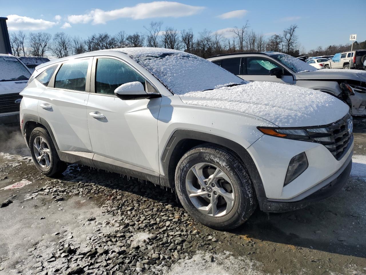 2022 Hyundai Tucson VIN 5NMJA3AE2NH002787 Copart auction photo, rear end damage thumbnail 4