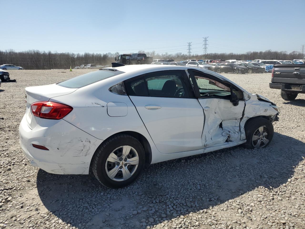 2016 Chevrolet Cruze VIN 1G1BC5SM7G7262959 Copart auction photo, front end / side damage thumbnail 3