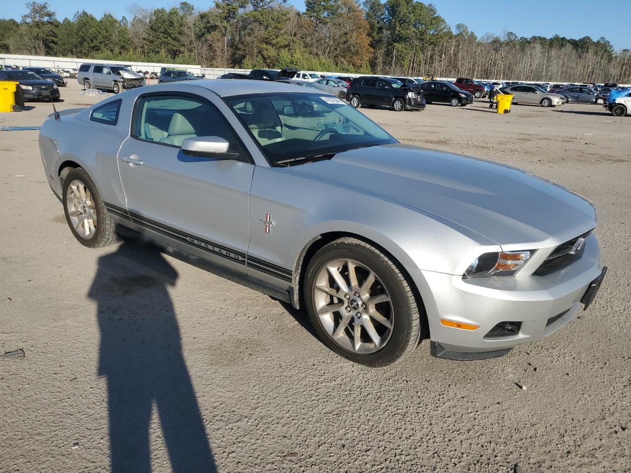 2010 Ford Mustang VIN 1ZVBP8AN3A5111608 Copart auction photo, side damage thumbnail 4