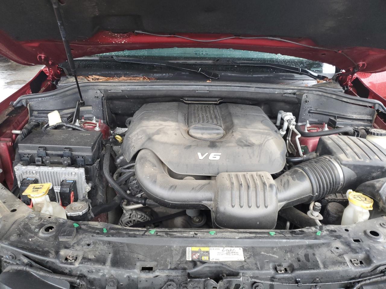 2014 Jeep Grand Cherokee VIN 1C4RJEAGXEC281968 Copart auction photo, front end damage thumbnail 11