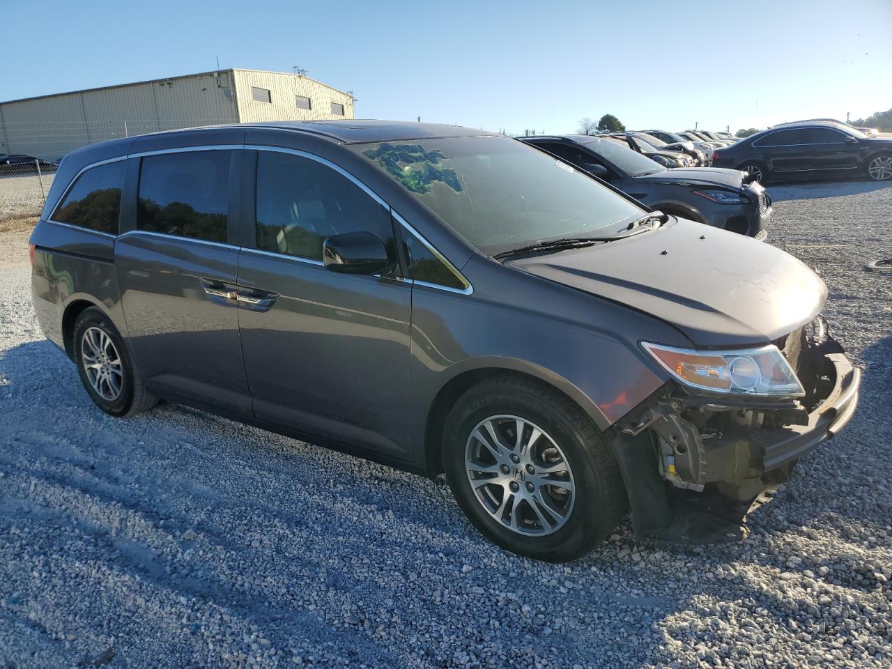 2011 Honda Odyssey VIN 5FNRL5H63BB073212 Copart auction photo, front end / mechanical damage thumbnail 4