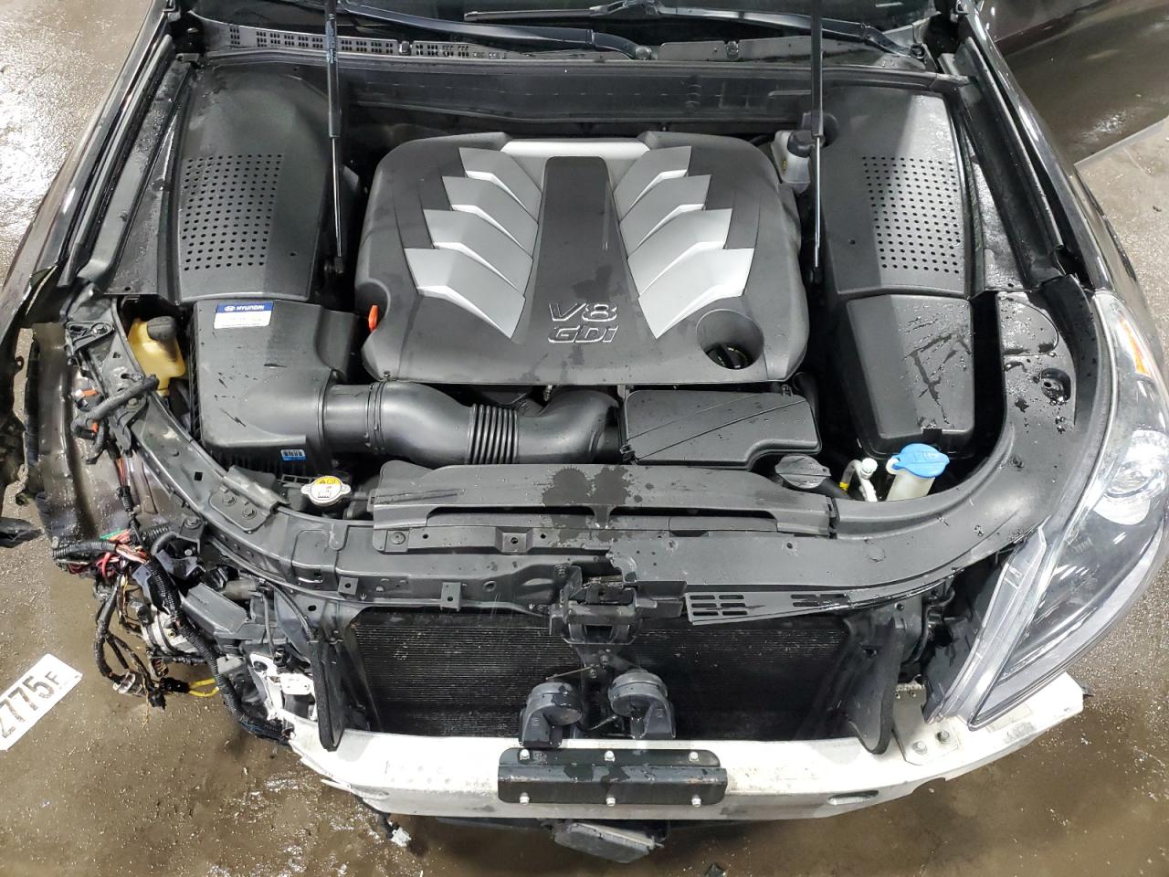 2014 Hyundai Equus VIN KMHGH4JH6EU082783 Copart auction photo, front end damage thumbnail 12