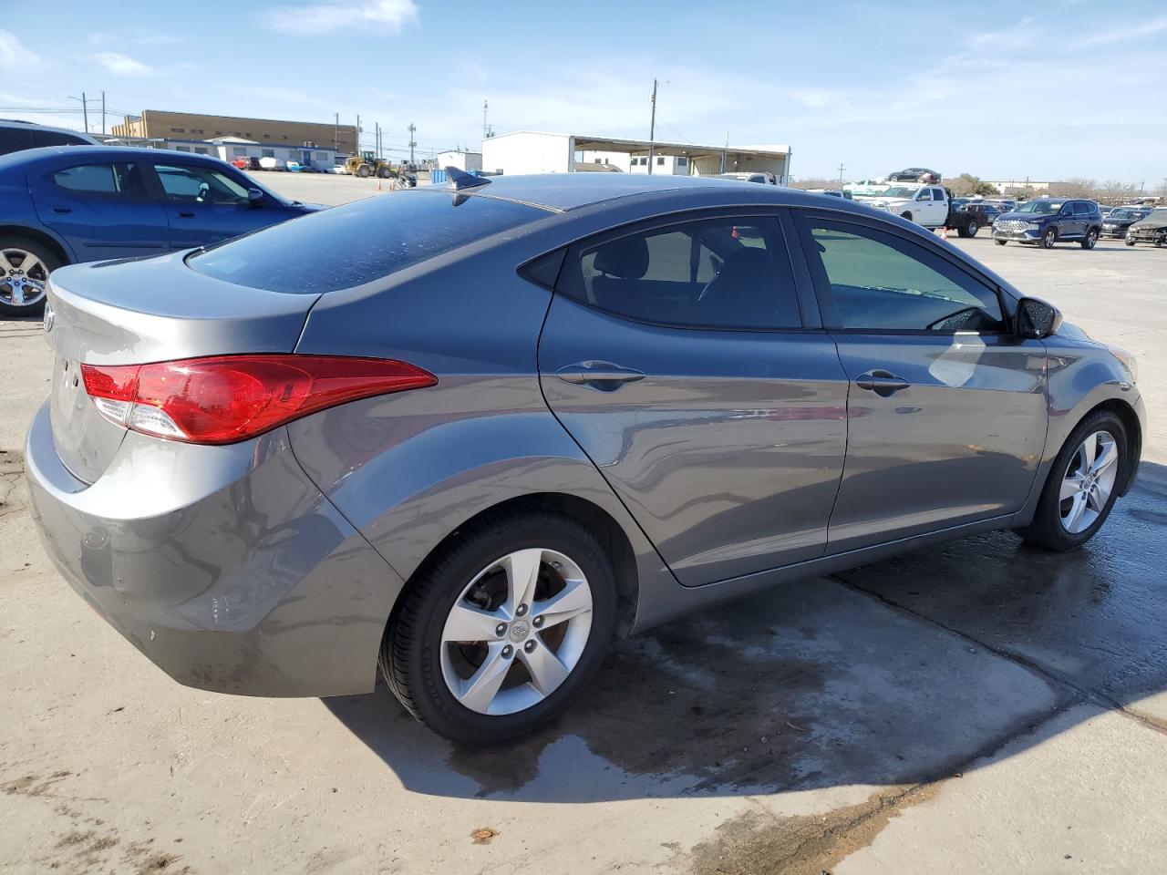 2013 Hyundai Elantra VIN 5NPDH4AE3DH371237 Copart auction photo, side damage thumbnail 3