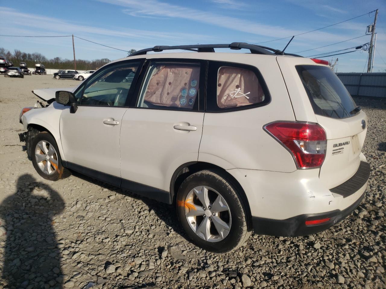 2015 Subaru Forester VIN JF2SJABCXFH801677 Copart auction photo, front end damage thumbnail 2