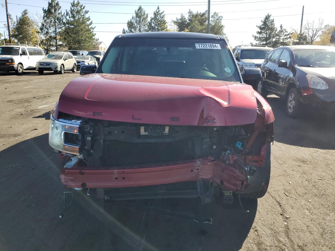 2016 Ford Flex VIN 2FMHK6C82GBA15542 Copart auction photo, front end damage thumbnail 5