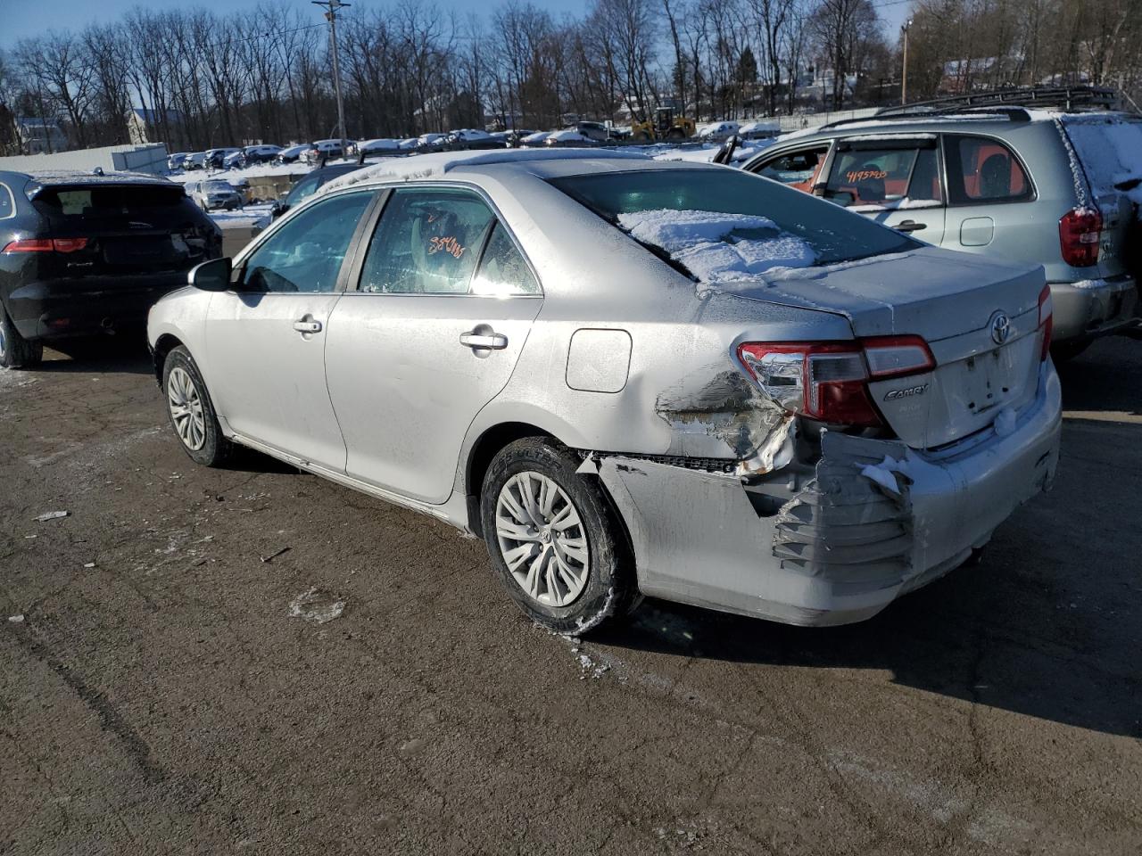 2012 Toyota Camry VIN 4T4BF1FK8CR230017 Copart auction photo, front end / rear end damage thumbnail 2