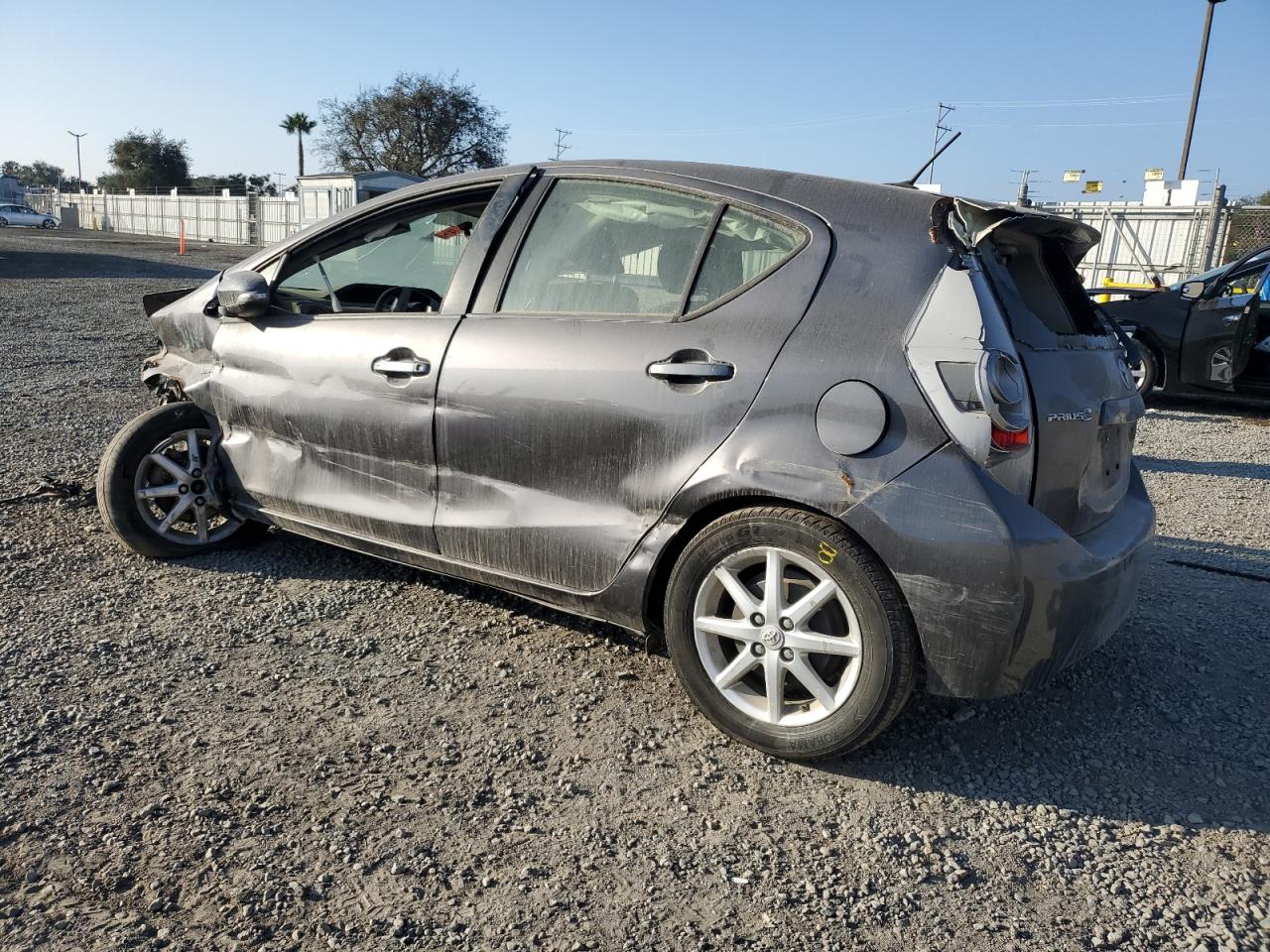 2013 Toyota Prius VIN JTDKDTB32D1051621 Copart auction photo, all over damage thumbnail 2