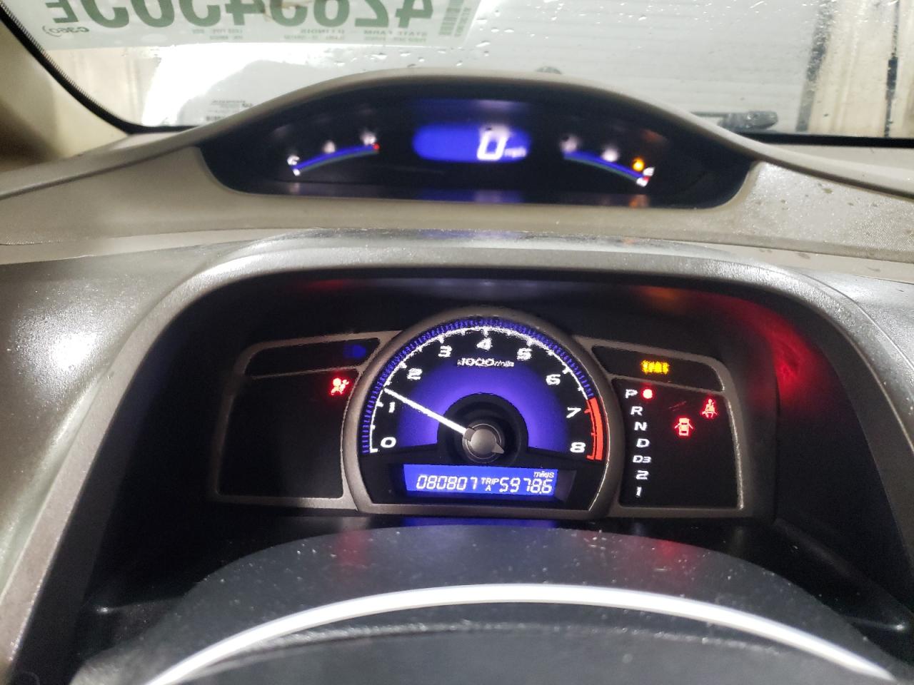 2008 Honda Civic VIN 1HGFA16508L096658 Copart auction photo, all over damage thumbnail 9