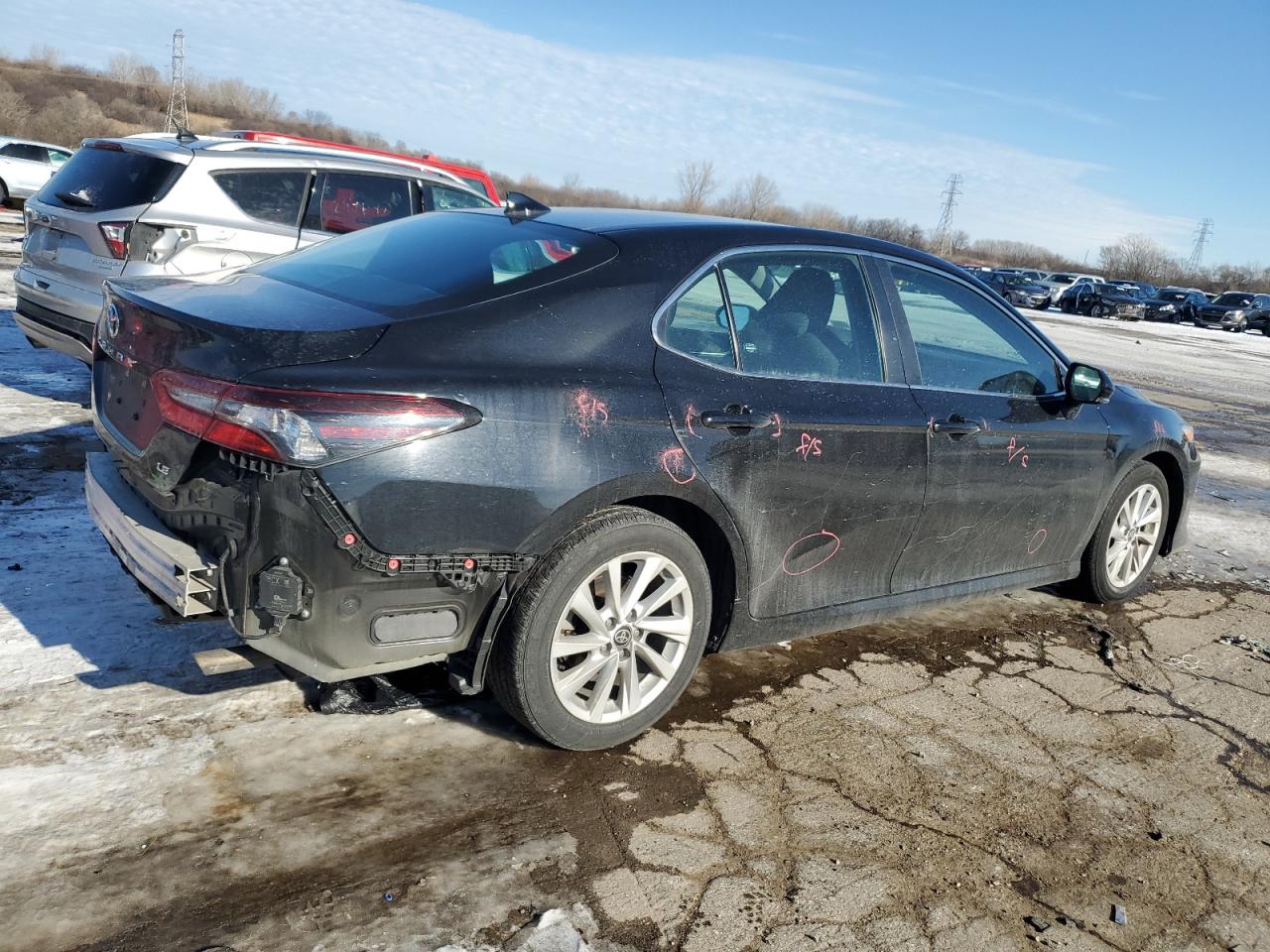 2023 Toyota Camry VIN 4T1C11AK9PU153426 Copart auction photo, rear end damage thumbnail 3