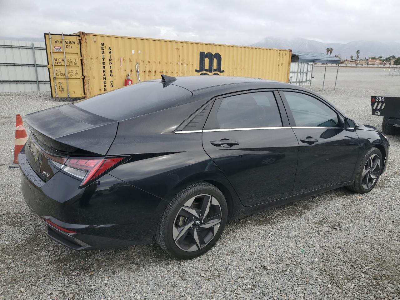 2021 Hyundai Elantra VIN KMHLN4AJ1MU011712 Copart auction photo, undercarriage damage thumbnail 3