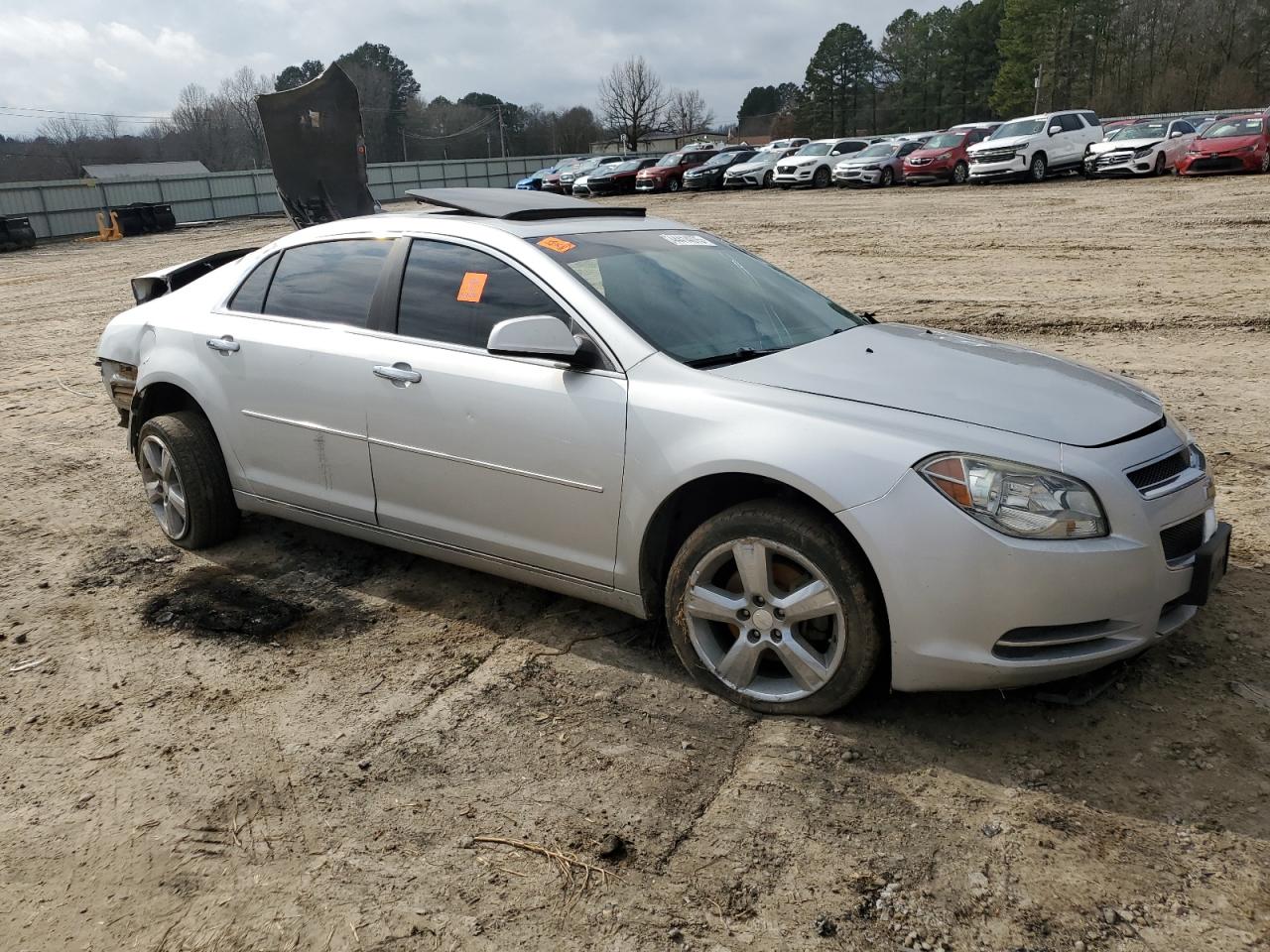 2012 Chevrolet Malibu VIN 1G1ZD5EU1CF368783 Copart auction photo, rear end / side damage thumbnail 4