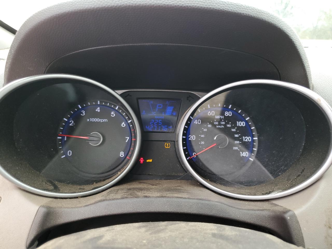 2014 Hyundai Tucson VIN KM8JU3AG9EU805433 Copart auction photo, front end / rear end damage thumbnail 9