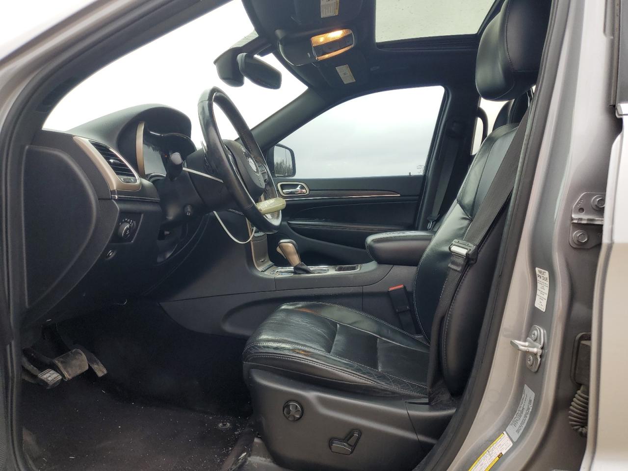 2017 Jeep Grand Cherokee VIN 1C4RJEBG9HC745612 Copart auction photo, front end / side damage thumbnail 7